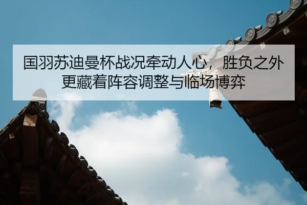 国羽苏迪曼杯战况牵动人心，胜负之外更藏着阵容调整与临场博弈